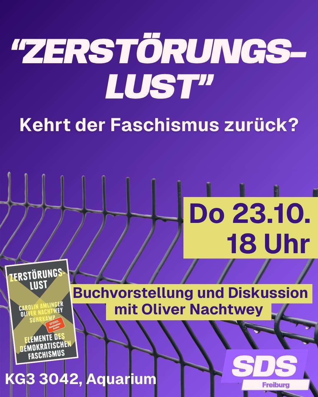 Livestream und Diskussion mit Oliver Nachtwey über sein neues Buch und die Gefahr autoritärer Bewegungen der Gegenwart